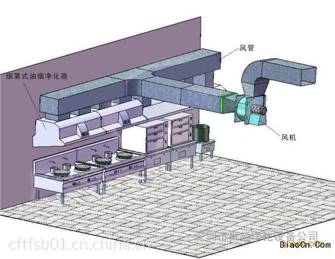 通風風機吊裝圖片前進村店排煙風機安裝