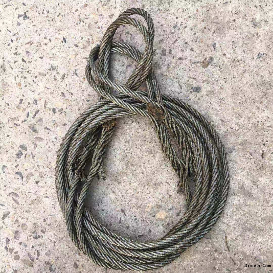 吊机钢丝绳头固定方法图片